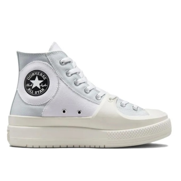 Converse Chuck Taylor All Star Construct Hi Trainers | Soft Blue/White |NEW/NIB - Picture 1 of 13
